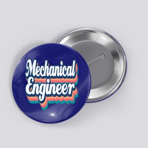 Mechanical Engineer Engineering Major Retro Cool Gift Button