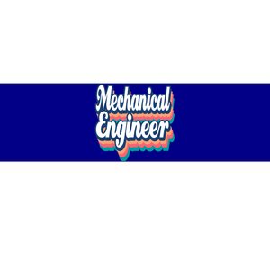 Mechanical Engineer Engineering Major Retro Cool Gift Bumper Sticker