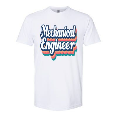 Mechanical Engineer Engineering Major Retro Cool Gift Softstyle® CVC T-Shirt