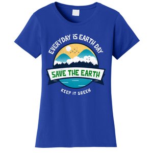 Make Everyday Earth Day Saving Mother Earth Landscape Design Gift Women's T-Shirt