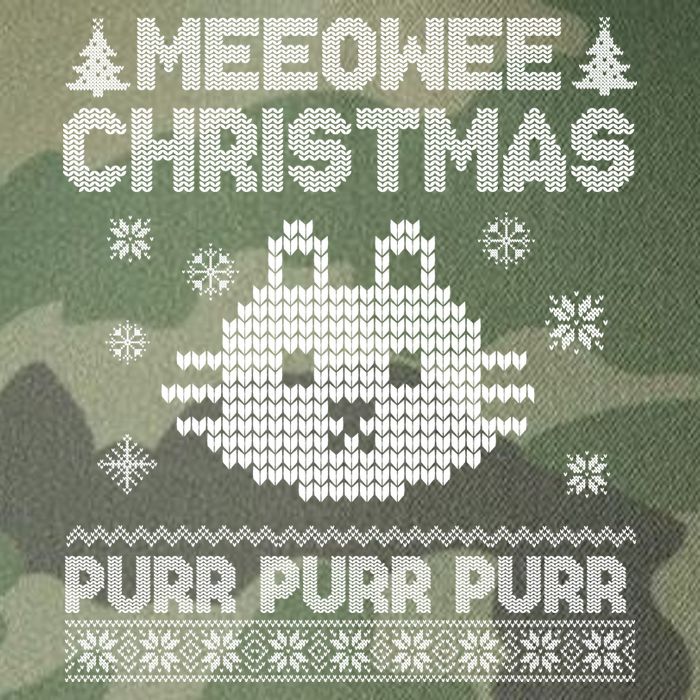 Meeowee Christmas Ugly Sweater Legacy Tie Dye Trucker Hat