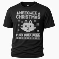 Meeowee Christmas Ugly Sweater Cooling Performance Crew T-Shirt