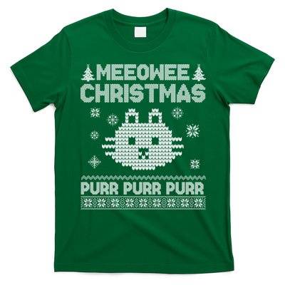 Meeowee Christmas Ugly Sweater T-Shirt