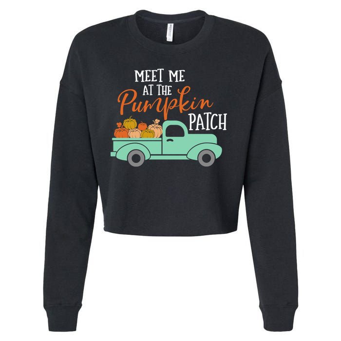 Meet Me at the Pumpkin Patch Cropped Pullover Crew