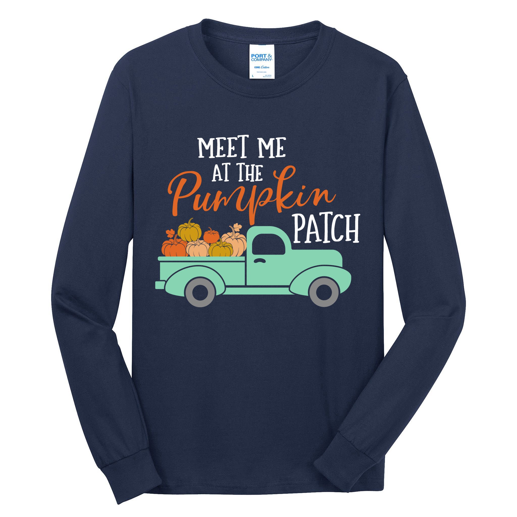 Meet Me at the Pumpkin Patch Tall Long Sleeve T-Shirt