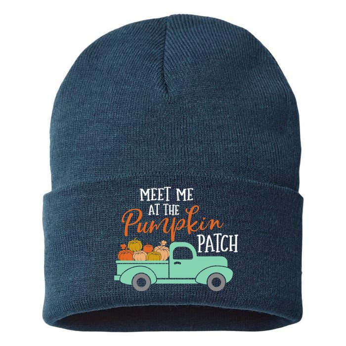 Meet Me at the Pumpkin Patch Sustainable Knit Beanie