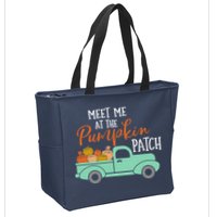 Meet Me at the Pumpkin Patch Zip Tote Bag