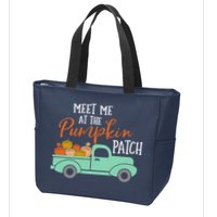 Meet Me at the Pumpkin Patch Zip Tote Bag