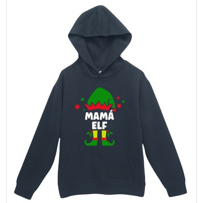 Mamá Elf Funny Spanish Mother Christmas Decorations Gift Urban Pullover Hoodie