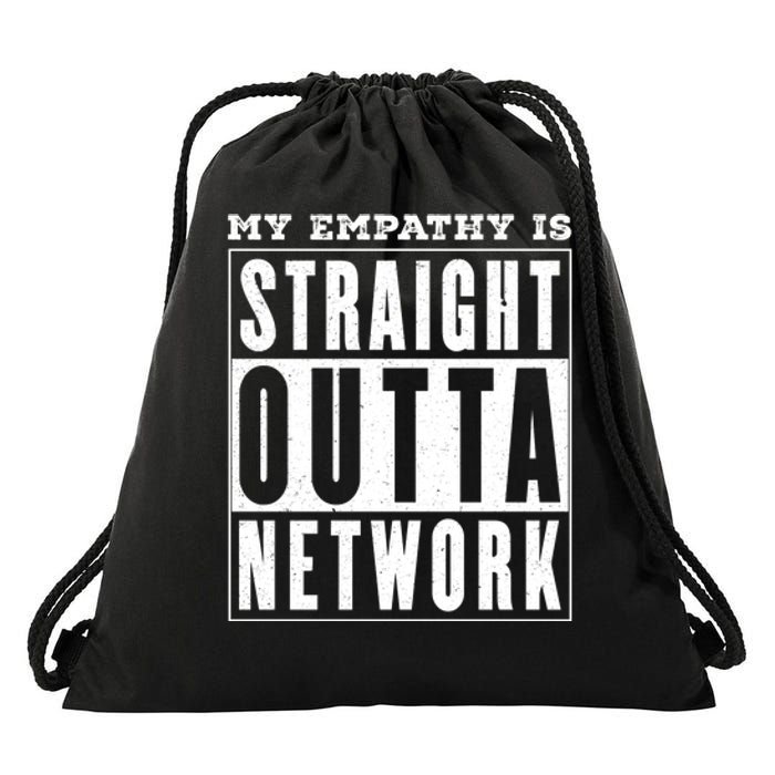 My Empathy For Health Insurance Providers Is Straight Outta Network Deny Defend Depose Drawstring Bag