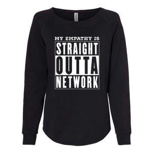 My Empathy For Health Insurance Providers Is Straight Outta Network Deny Defend Depose Womens California Wash Sweatshirt