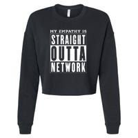 My Empathy For Health Insurance Providers Is Straight Outta Network Deny Defend Depose Cropped Pullover Crew