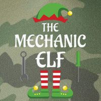 Mechanic Elf Family Matching Group Christmas Legacy Tie Dye Trucker Hat