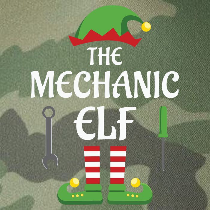 Mechanic Elf Family Matching Group Christmas Legacy Tie Dye Trucker Hat