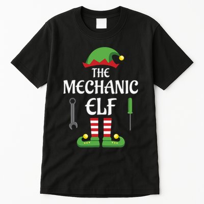Mechanic Elf Family Matching Group Christmas Tall T-Shirt