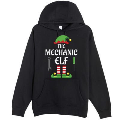 Mechanic Elf Family Matching Group Christmas Premium Pullover Hoodie