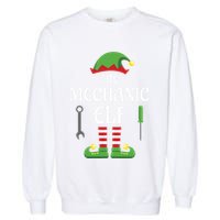 Mechanic Elf Family Matching Group Christmas Garment-Dyed Sweatshirt