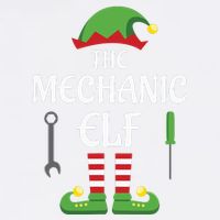 Mechanic Elf Family Matching Group Christmas Garment-Dyed Sweatshirt