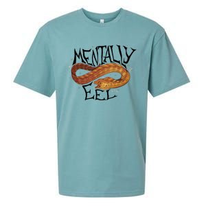 Mentally Eel Funny Mentally Eel Lover Perfect Gift Idea Sueded Cloud Jersey T-Shirt