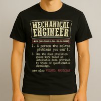 Mechanical Engineer Funny Dictionary Definition T-Shirt