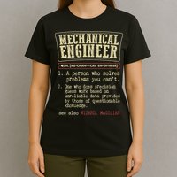 Mechanical Engineer Funny Dictionary Definition T-Shirt