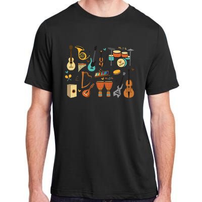 Music Education Funny For Music Teacher Adult ChromaSoft Performance T-Shirt