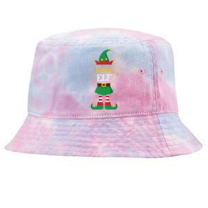 Mom Elf Funny Mother Xmas Cute Matching Family Group Elves Gift Tie-Dyed Bucket Hat