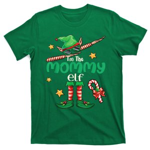 Mommy Elf Family Matching Group Christmas Squad T-Shirt