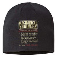 Mechanical Engineer Funny Gift Dictionary Definition Funny Gift Sustainable Beanie