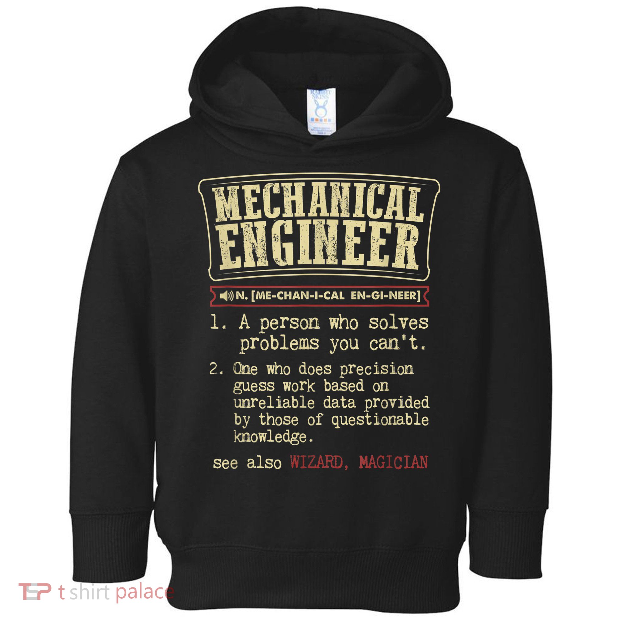 Mechanical Engineer Funny Gift Dictionary Definition Funny Gift Toddler Hoodie