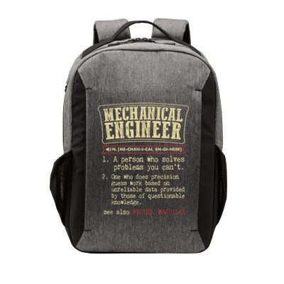 Mechanical Engineer Funny Gift Dictionary Definition Funny Gift Vector Backpack