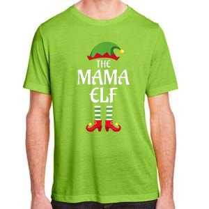 Mama Elf Family Matching Group Christmas Adult ChromaSoft Performance T-Shirt