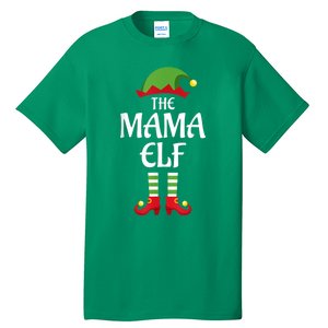 Mama Elf Family Matching Group Christmas Tall T-Shirt