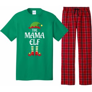 Mama Elf Family Matching Group Christmas Pajama Set