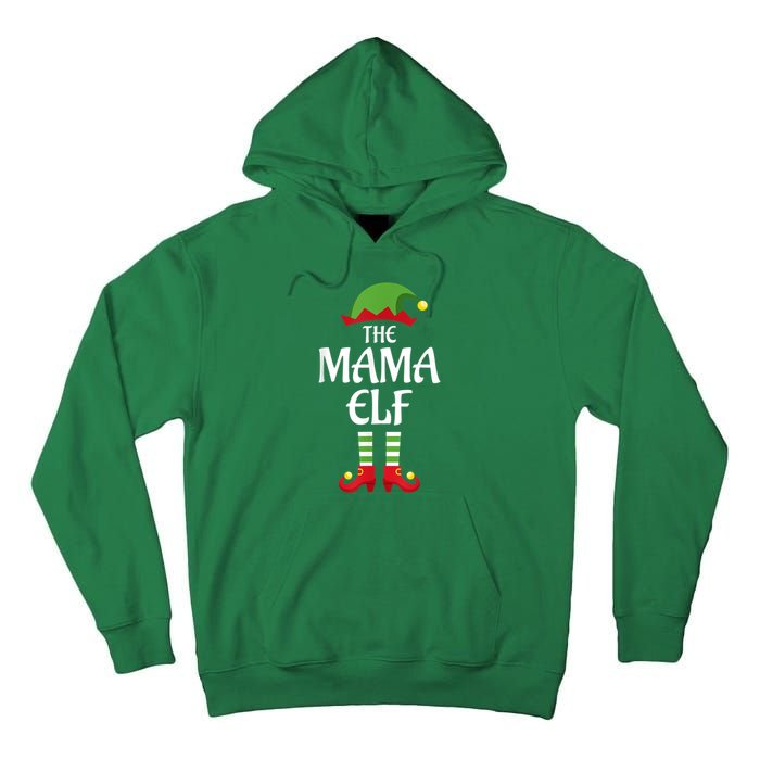 Mama Elf Family Matching Group Christmas Tall Hoodie