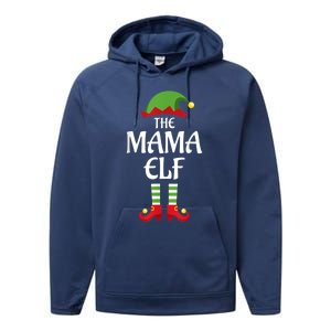 Mama Elf Family Matching Group Christmas Performance Fleece Hoodie