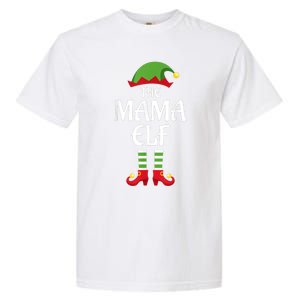 Mama Elf Family Matching Group Christmas Garment-Dyed Heavyweight T-Shirt