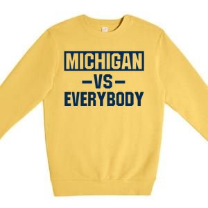 Michigan Everybody Funny Premium Crewneck Sweatshirt