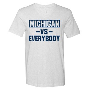 Michigan Everybody Funny V-Neck T-Shirt