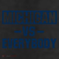 Michigan Everybody Funny 7 Panel Mesh Trucker Snapback Hat
