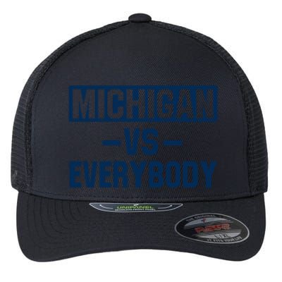 Michigan Everybody Funny Flexfit Unipanel Trucker Cap