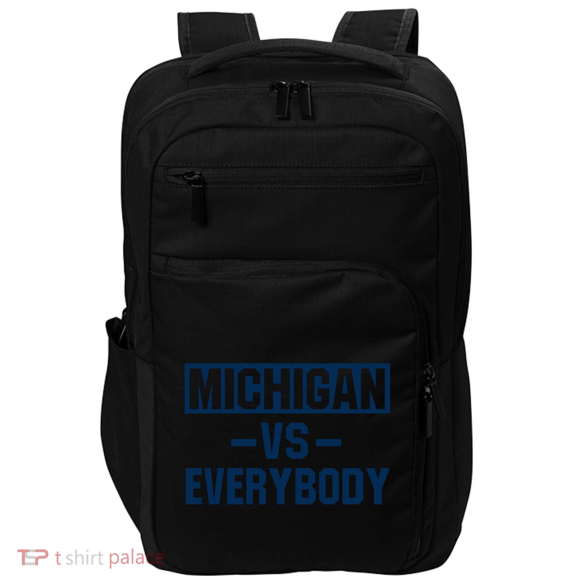 Michigan Everybody Funny Impact Tech Backpack