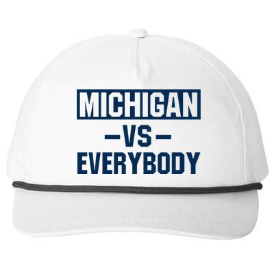 Michigan Everybody Funny Snapback Five-Panel Rope Hat