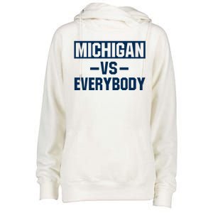 Michigan Everybody Funny Womens Funnel Neck Pullover Hood