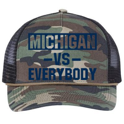 Michigan Everybody Funny Retro Rope Trucker Hat Cap