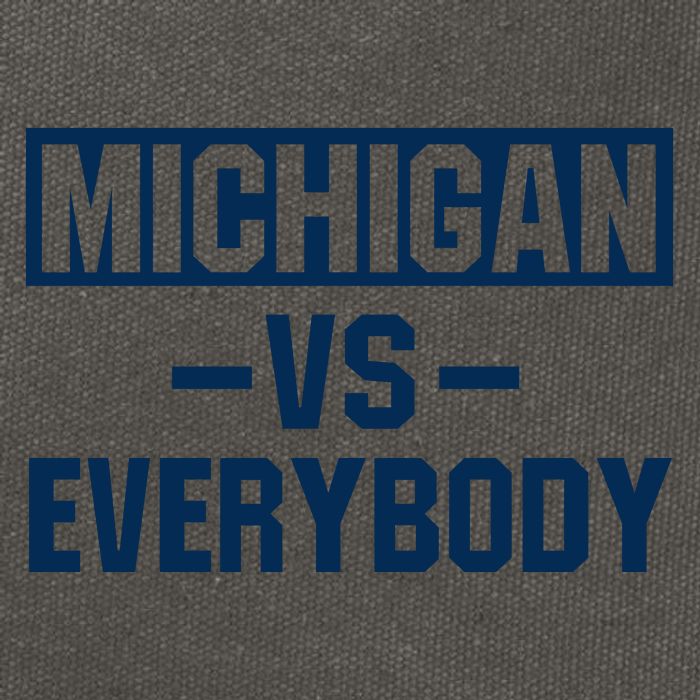 Michigan Everybody Funny Cotton Canvas Backpack
