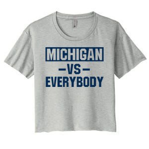 Michigan Everybody Funny Women's Crop Top Tee