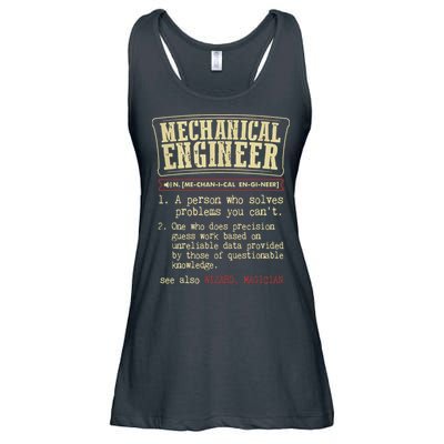 Mechanical Engineer Funny Dictionary Definition Ladies Essential Flowy Tank