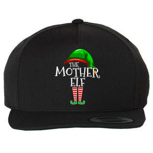 Mother Elf Family Matching Group Christmas Gift Mommy Mom Funny Gift Wool Snapback Cap