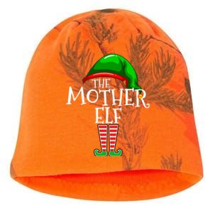 Mother Elf Family Matching Group Christmas Gift Mommy Mom Funny Gift Kati - Camo Knit Beanie